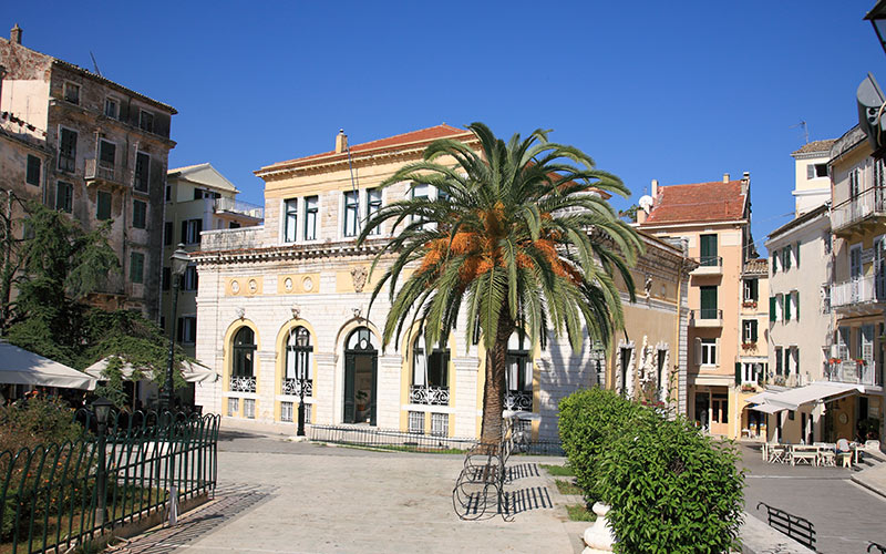 Corfu Town Hall Square